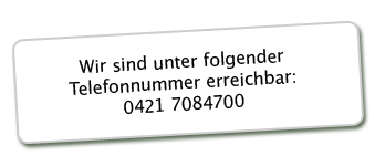 Neue Telefonnummer: 0471 3049588